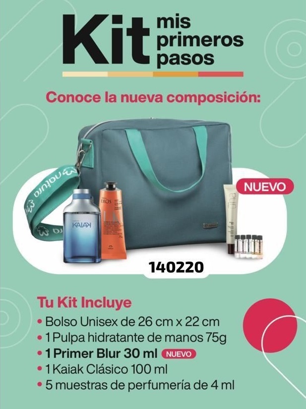 Kit Mis Primeros Pasos Natura contenido actual