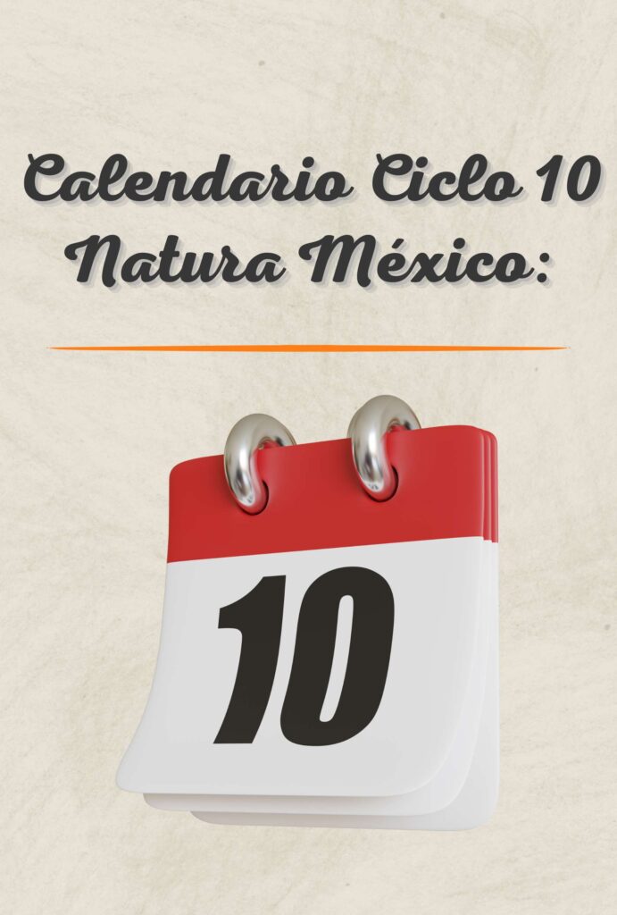 Calendario Ciclo 10 Natura México