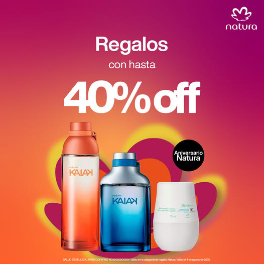 Cupón Natura 20 Años en México con rebajas especiales por aniversario
