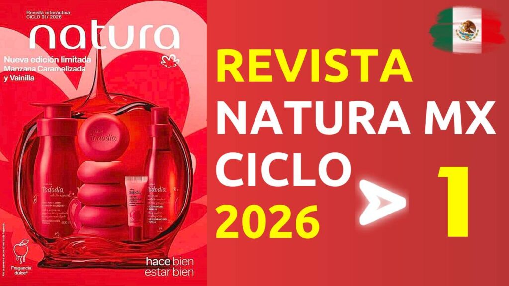 Ciclo 1 Natura 2026 México Tododía Manzana Caramelizada y Vainilla