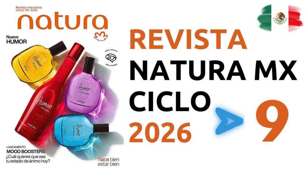 Ciclo 9 Natura 2026 México Humor Mood Boosters Lanzamiento y nueva imagen