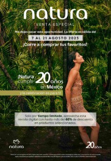 Venta Especial 20 Aniversario de Natura en México